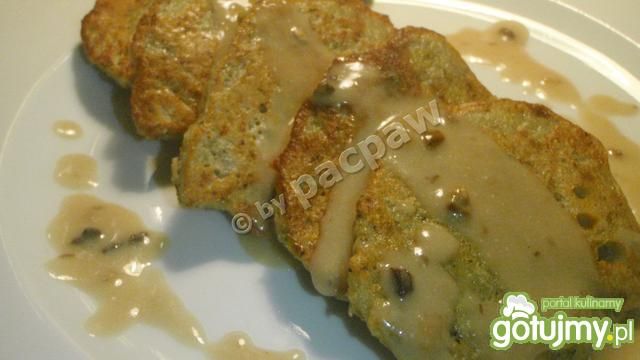 Placki ziemniaczane pieczarkowo-kaparowe Placki ziemniaczane pieczarkowo-kaparowe
