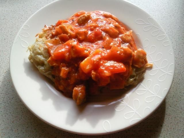 Placki ziemniaczane w sosiku...