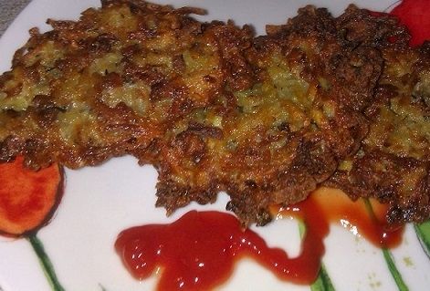 Placki ziemniaczane z boczkiem