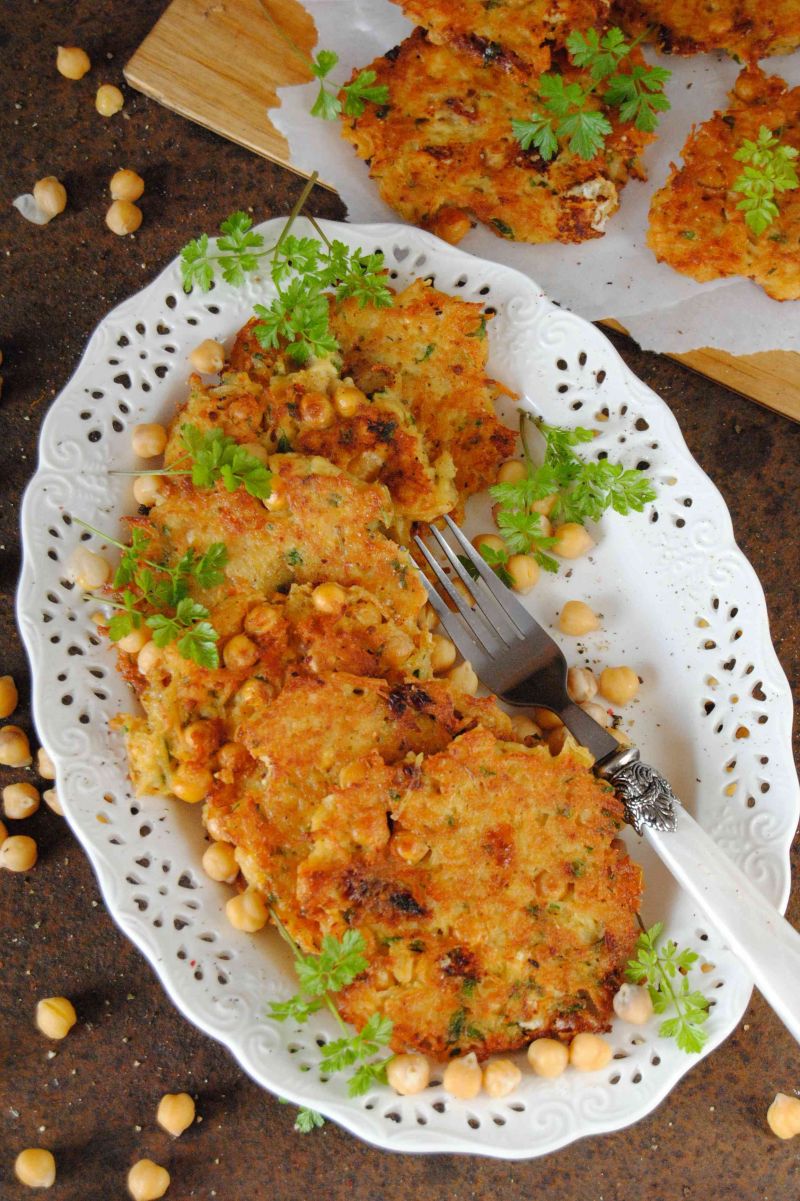 Placki ziemniaczane z ciecierzycą Placki ziemniaczane z ciecierzycą