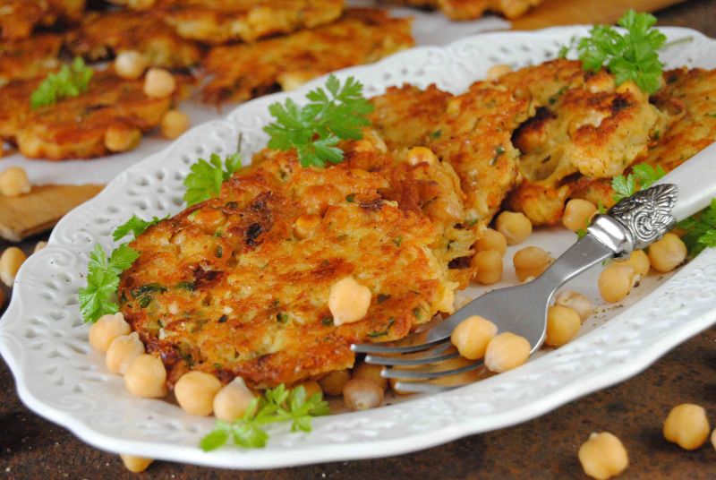 Placki ziemniaczane z ciecierzycą Placki ziemniaczane z ciecierzycą