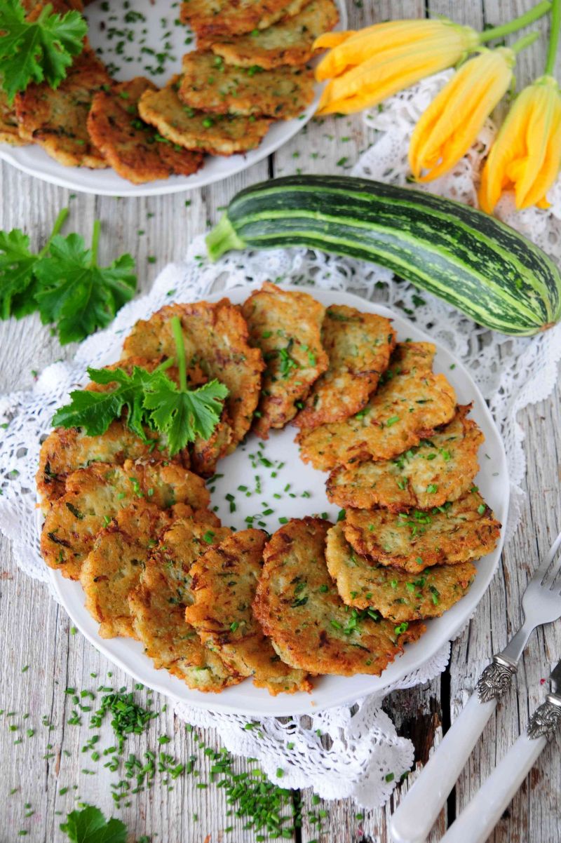 Placki ziemniaczane z cukinią