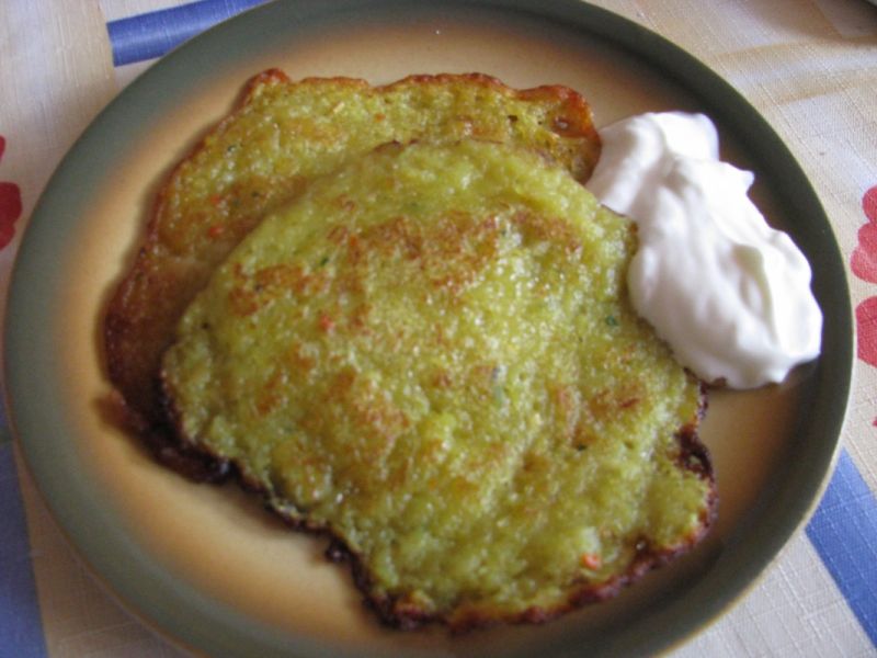 Placki ziemniaczane z cukinii