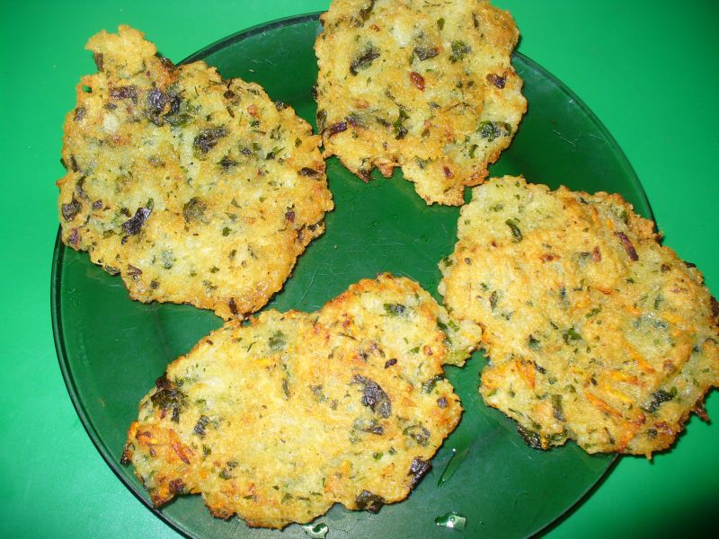 Placki ziemniaczane z czosnkiem niedźwiedzim Placki ziemniaczane z czosnkiem niedźwiedzim