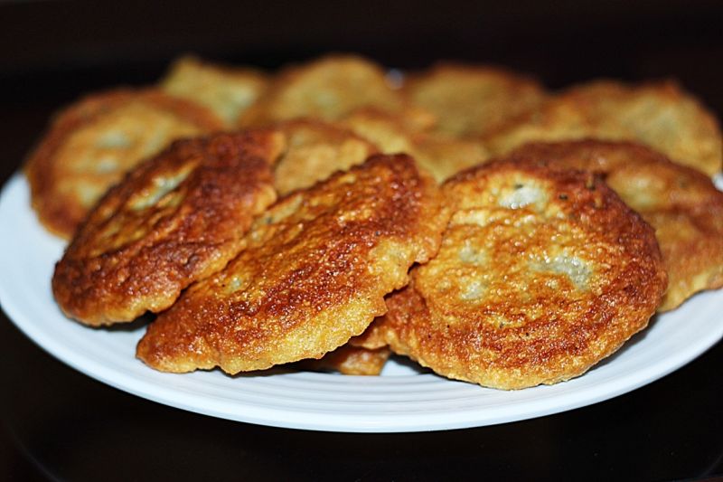 Placki ziemniaczane z dodatkiem mąki krupczatki 