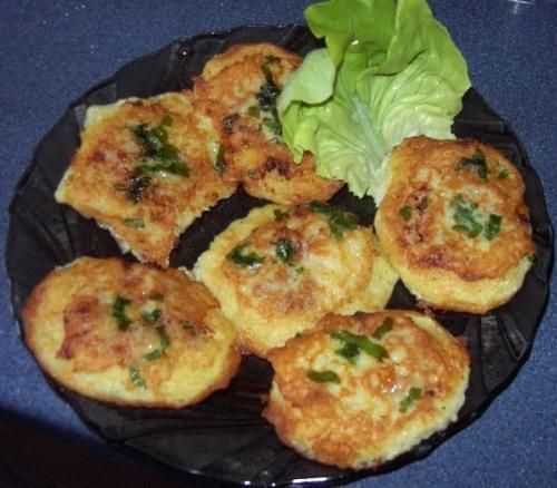 Placki ziemniaczane z farszem mięsnym