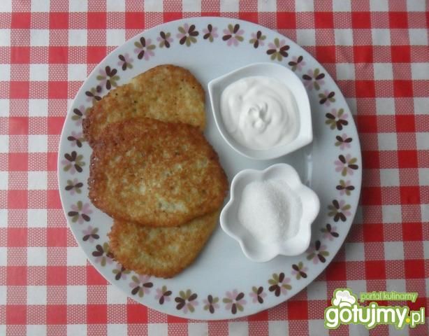 Placki ziemniaczane z kaszą manną