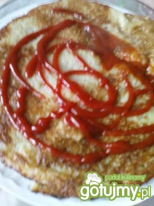 Placki ziemniaczane z ketchupem