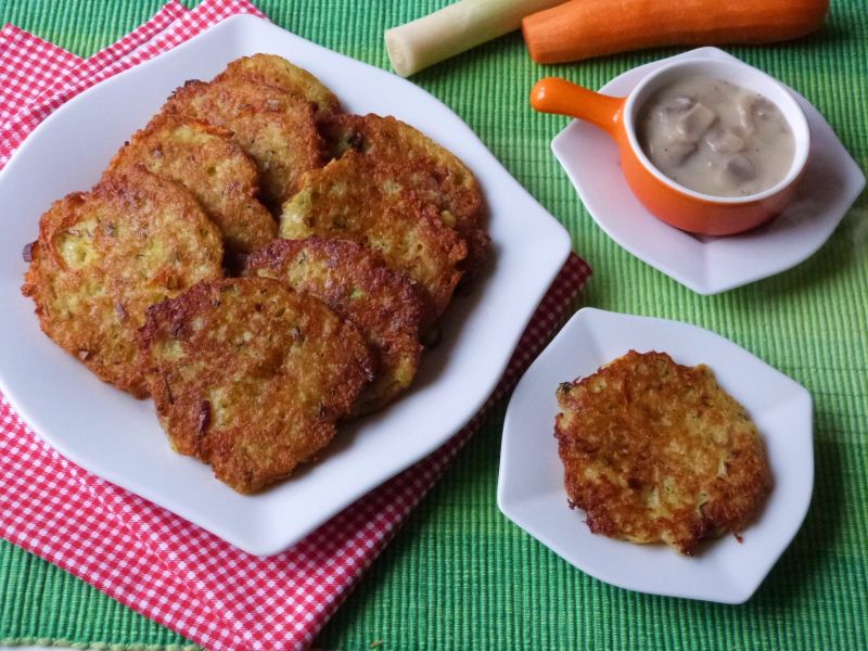 Placki ziemniaczane z koperkiem Placki ziemniaczane z koperkiem