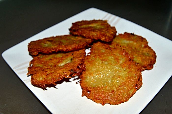 Placki ziemniaczane z marchewką i serem