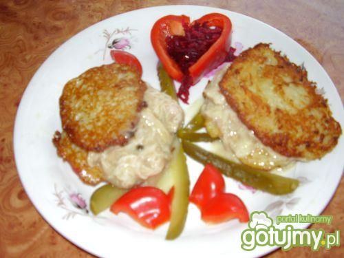 Placki ziemniaczane z mięsem 
