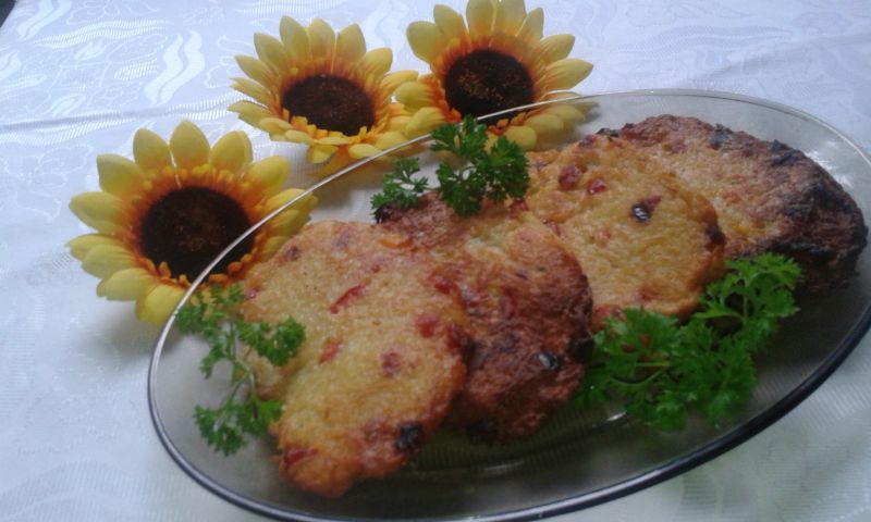 Placki ziemniaczane z papryką