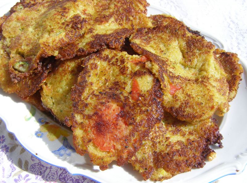 Placki ziemniaczane z papryką,cukinią Placki ziemniaczane z papryką,cukinią