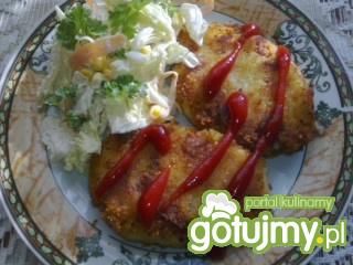 Placki ziemniaczane z parówkami