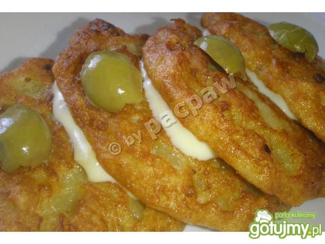 Placki ziemniaczane z serem camembert Placki ziemniaczane z serem camembert