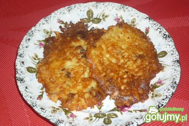 Placki ziemniaczane z serem i boczkiem