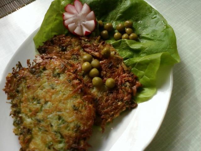 Placki ziemniaczane z serem i koperkiem Placki ziemniaczane z serem i koperkiem