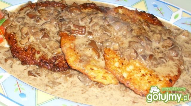 Placki ziemniaczane z sosem grzybowym 2