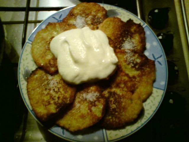 Placki ziemniaczane ze śmietaną