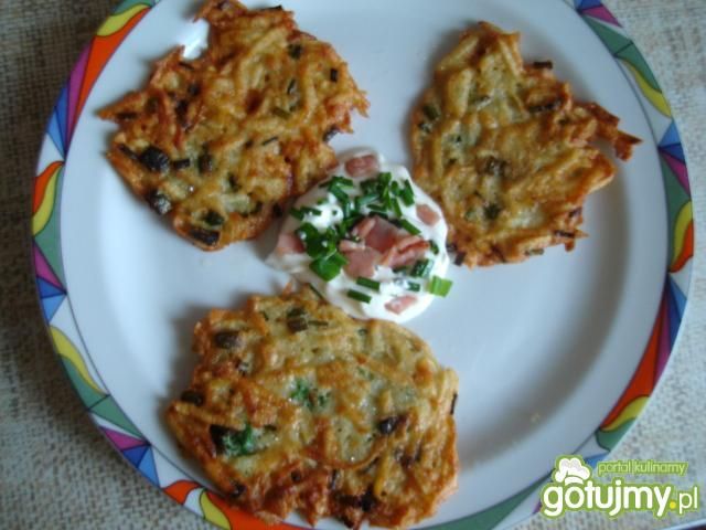 Placki ziemniaczane ze szczypiorkiem