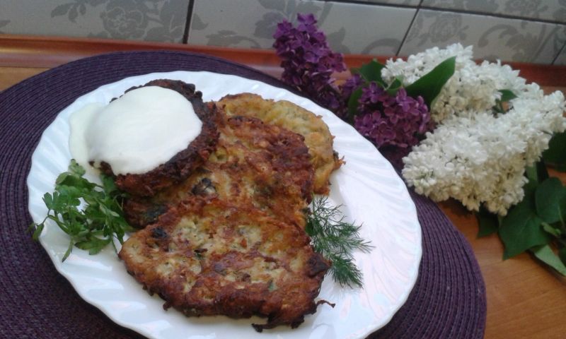 Placki ziemniaczano  - cukiniowe Placki ziemniaczano  - cukiniowe