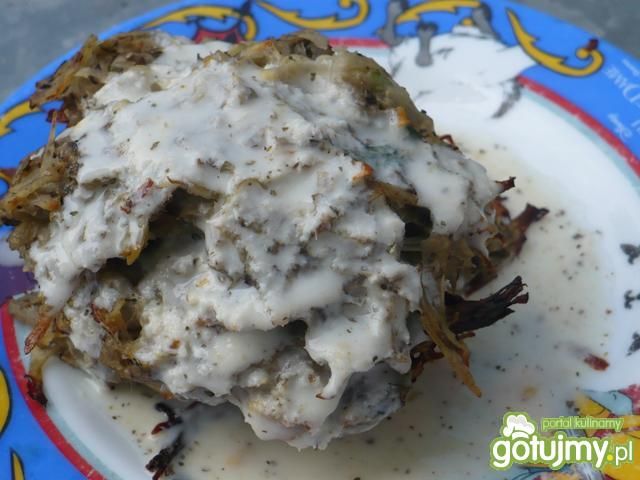 Placki ziemniaczano-cukiniowe pieczone