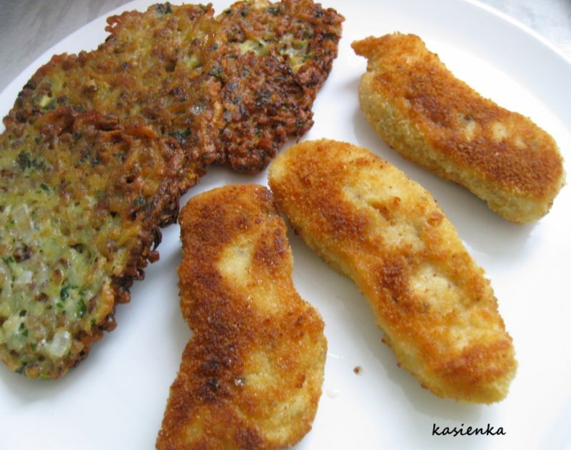 Placki ziemniaczano-gryczane z imbirem i kurczakie Placki ziemniaczano-gryczane z imbirem i kurczakie