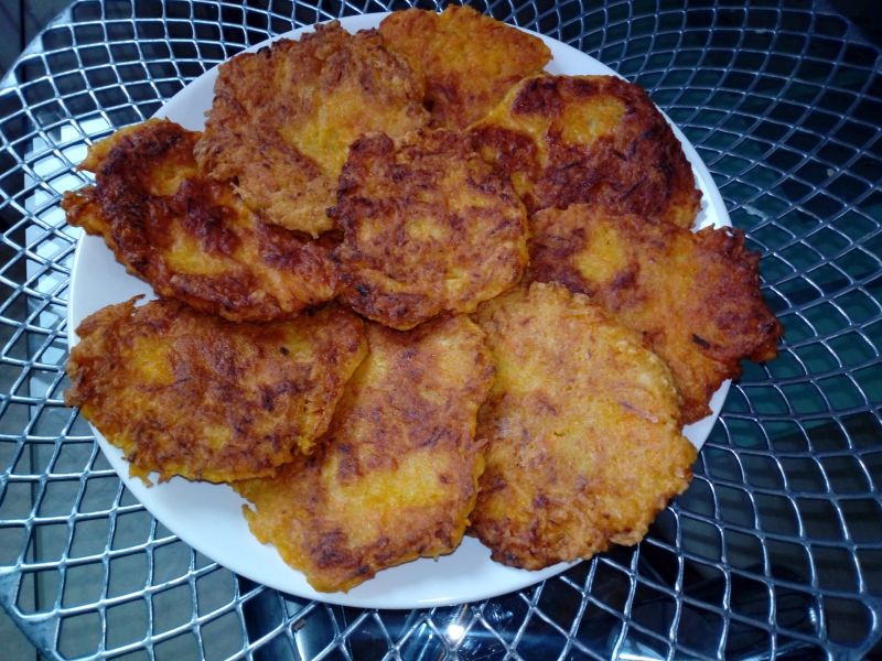 Placki ziemniaczano - marchewkowe
