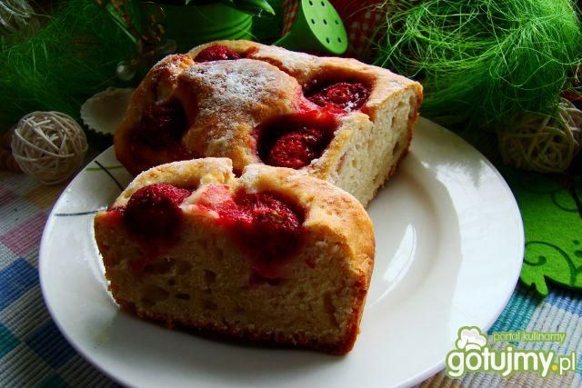 Placuszek z truskawkami  Placuszek z truskawkami