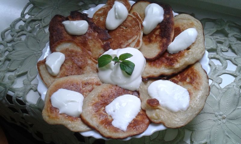 Placuszki bananowe Placuszki bananowe