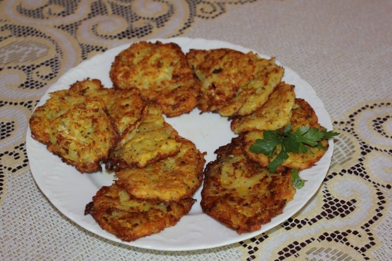 Placuszki dyniowo-ziemniaczane 