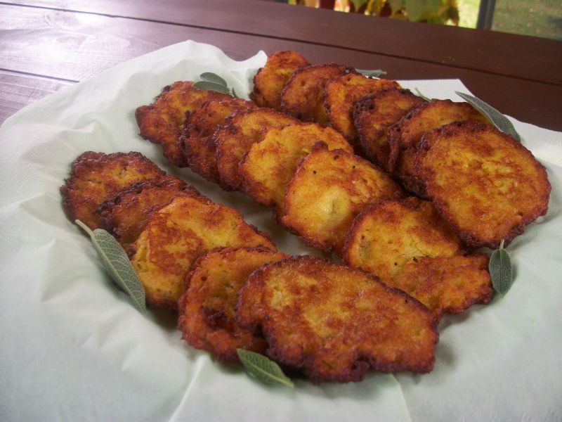 Placuszki dyniowo ziemniaczane Placuszki dyniowo ziemniaczane