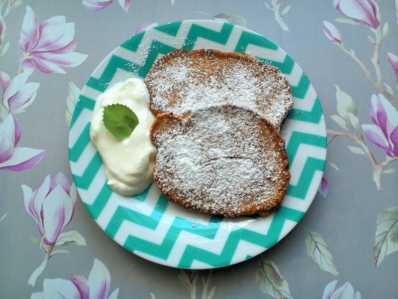 Placuszki na serku homogenizowanym i śmietanie