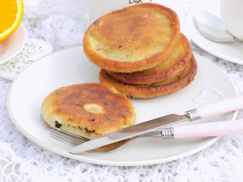 Placuszki na serku mascarpone z cukierkami