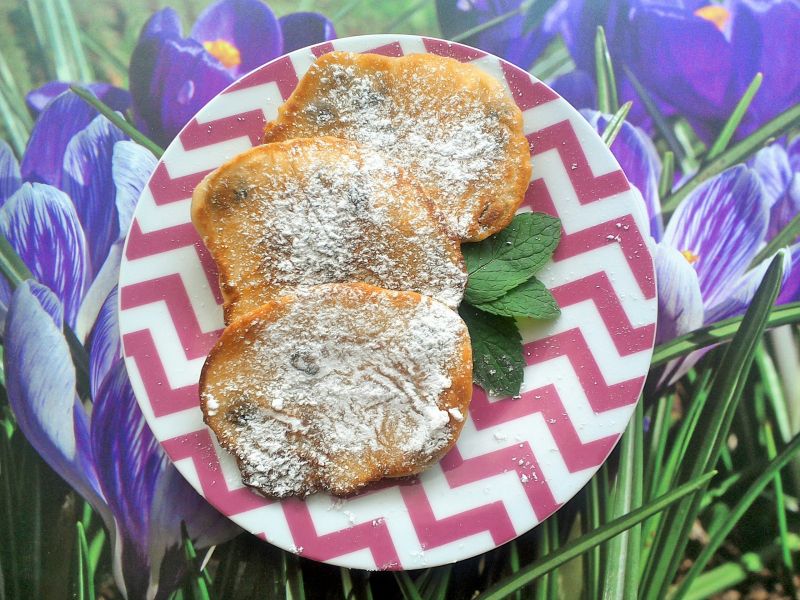 Placuszki orkiszowo - ryżowe z miodem