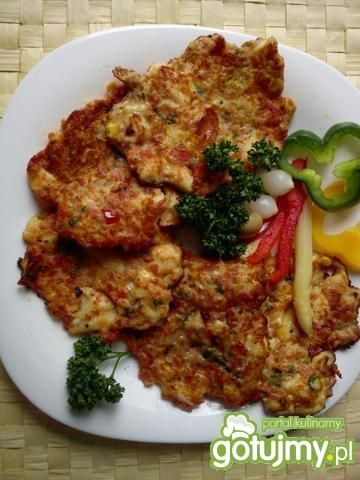 Placuszki słoneczne z kurczaka