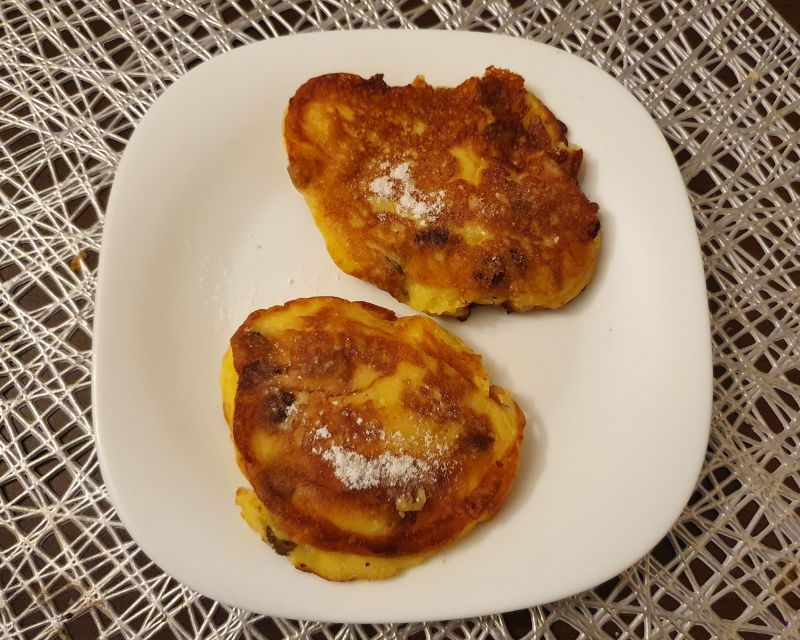 Placuszki waniliowe z borówkami