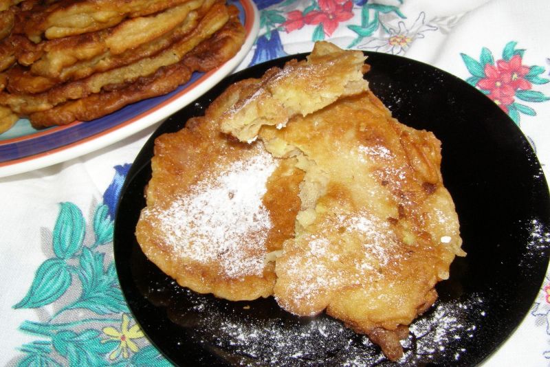 Placuszki waniliowe z jabłkami Placuszki waniliowe z jabłkami