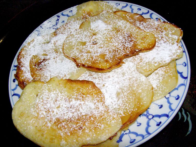 Placuszki waniliowe z jabłkami