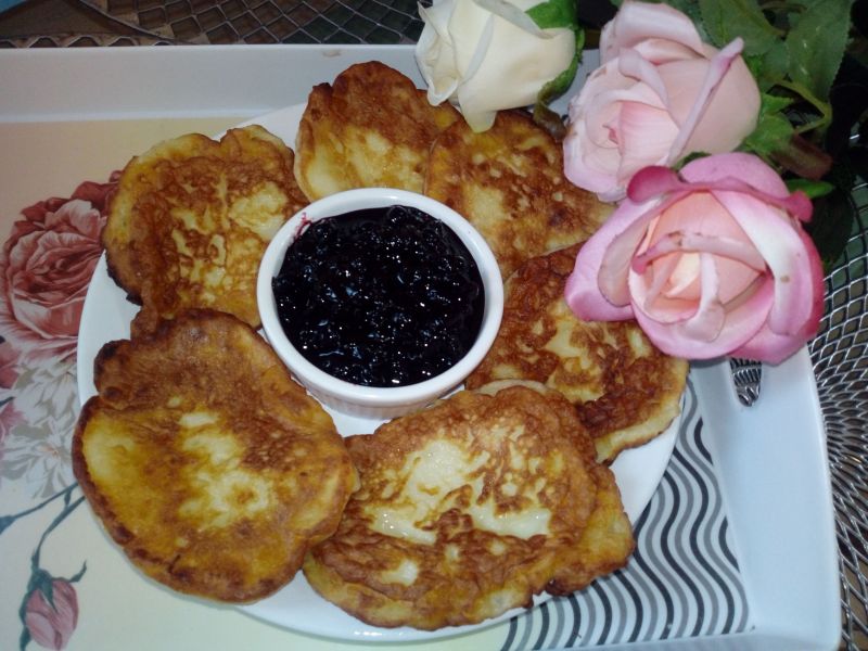 Placuszki waniliowe z jabłkiem Placuszki waniliowe z jabłkiem