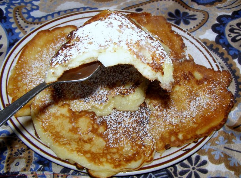 Placuszki waniliowe ze startymi jabłkami