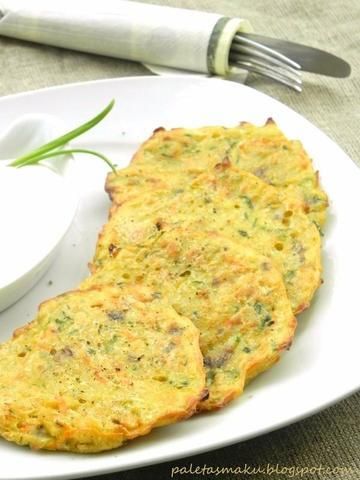 Placuszki warzywne z piekarnika Placuszki warzywne z piekarnika