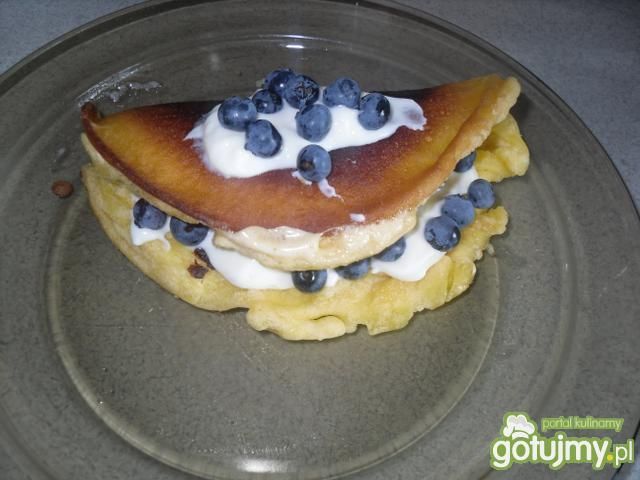 Placuszki z borówkami. Placuszki z borówkami.