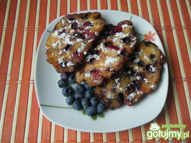 Placuszki z borówkami amerykańskimi