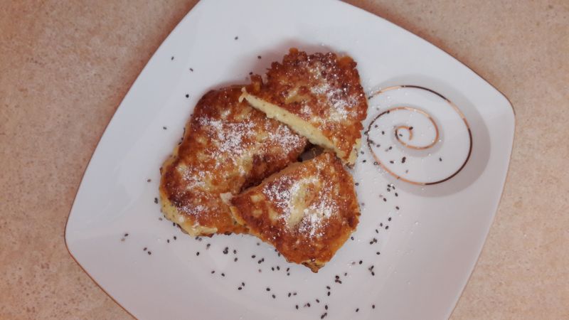 Placuszki z chia i jabłkami