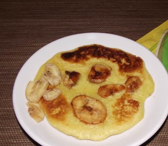 Placuszki z chipsami bananowymi  Placuszki z chipsami bananowymi