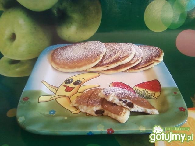 Placuszki z czekoladą. Placuszki z czekoladą.