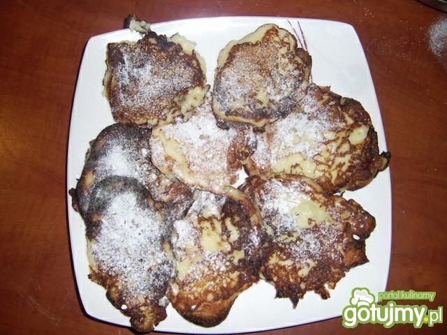 Placuszki z jabłkami na jogurcie  Placuszki z jabłkami na jogurcie