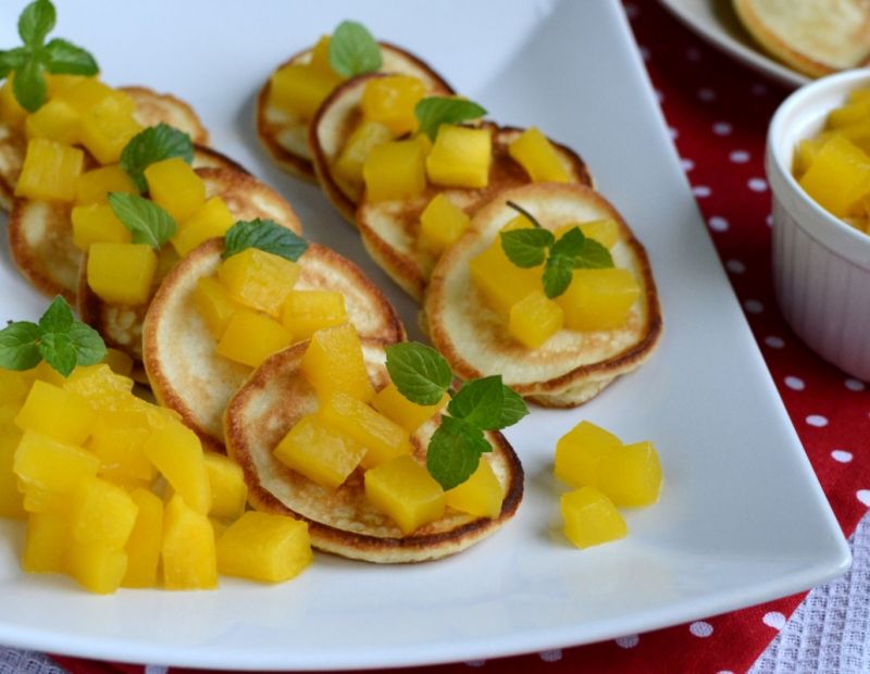 Placuszki z karmelizowaną dynią