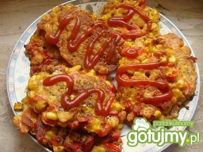 Placuszki z kukurydzą i papryką
